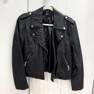 Faux Leather Jacket